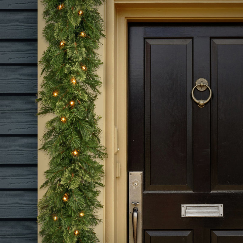 Kalab 9ft. Wispy Willow Garland with Clear Lights