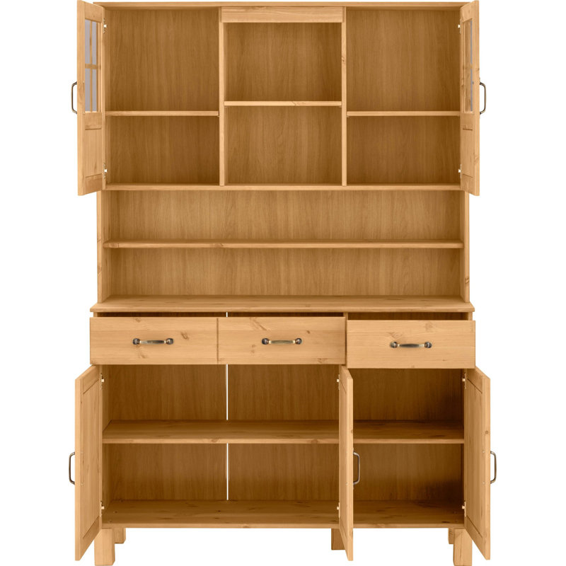 Martindale 125cm Solid Wood Sideboard, Stain Wax
