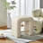 24" H Boucle Stool Set Of 2, Counter Stool With U-Shaped Design, Bar Stools Dining Chairs-272461226