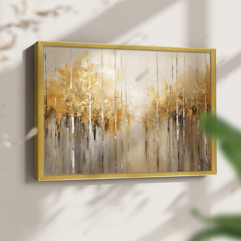 Abstrait, série Cxxiv, reproduction encadrée, H 16 po x l 20 po
