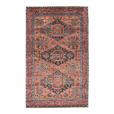 Jules Serapi Copper Wool Oriental Indoor Rug