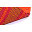 Tapis orange / rouge en coton tissé à plat à la main Bokard-21204831