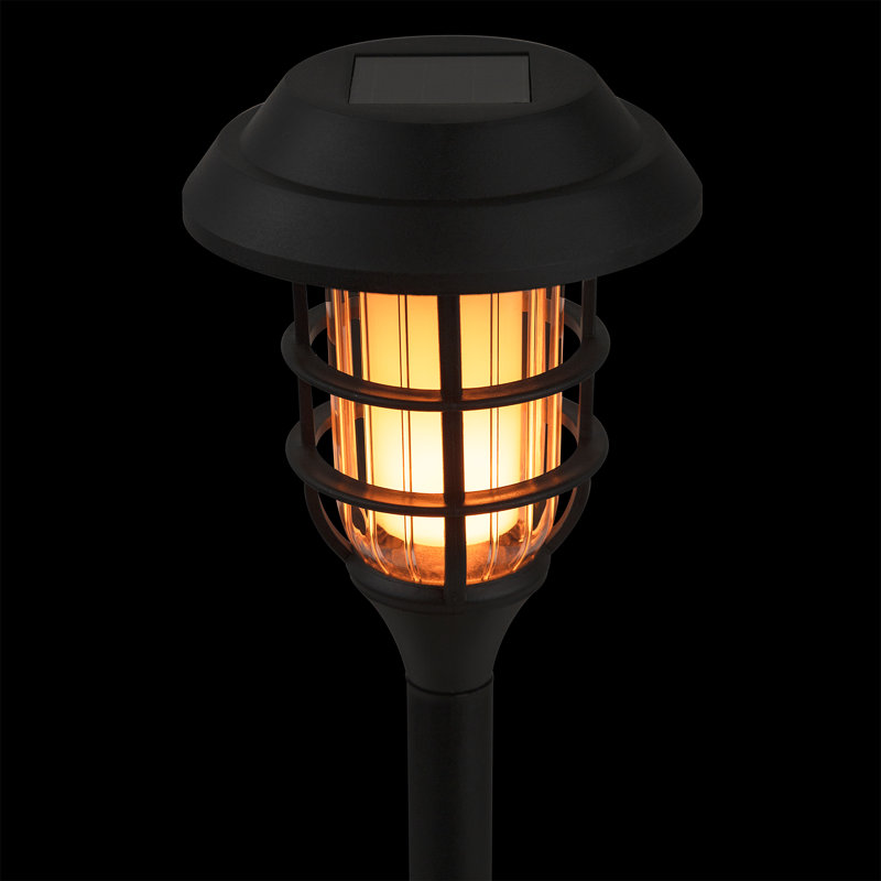 Solar Powered Integrated LED Metal Pathway Light Pack