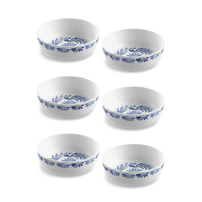 Azul Melamine Dinner Bowl - Blue - 7.4"