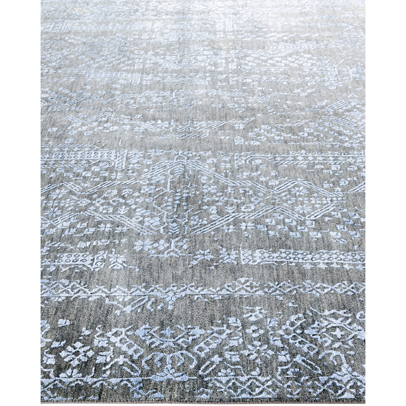 Overdyed One-of-a-Kind 8' 1" X 10' 1" Hand Knotted Area Rug