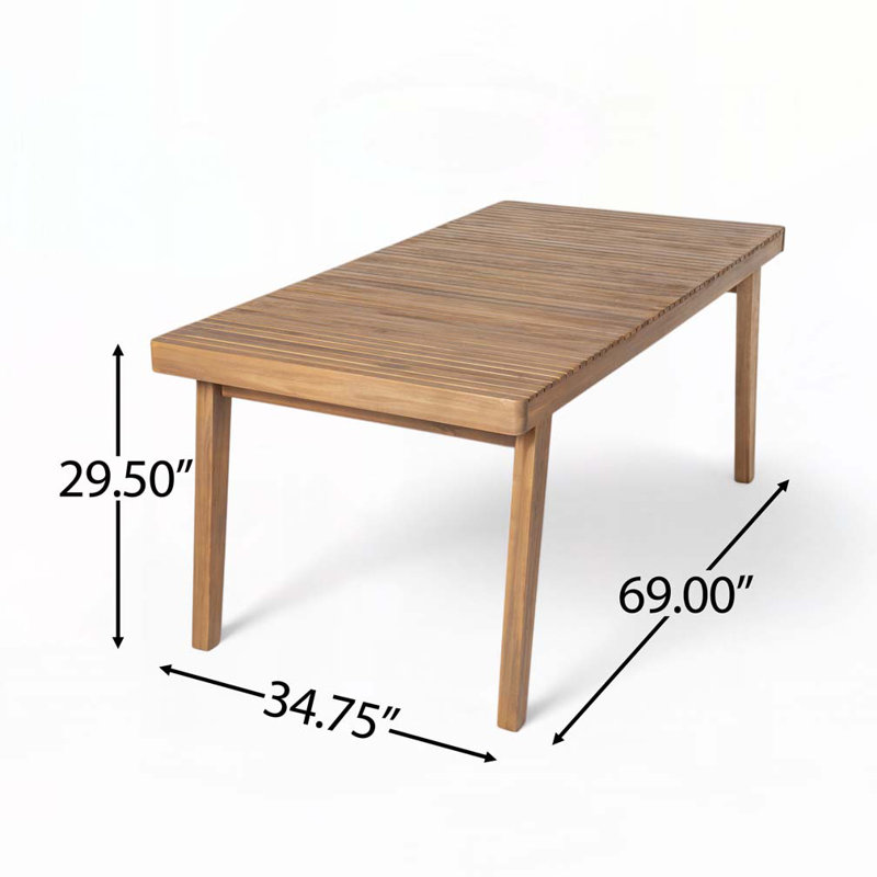 5 piece Outdoor Patio Dining Set, 5, Brown