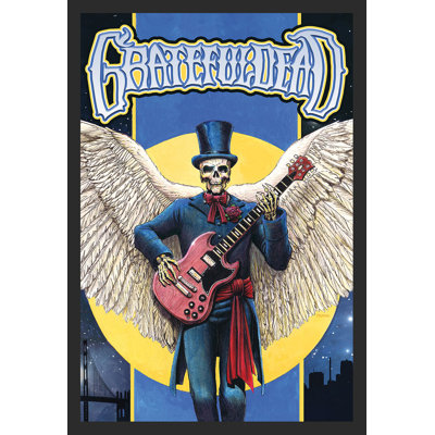" Grateful Dead Skull And Wings "