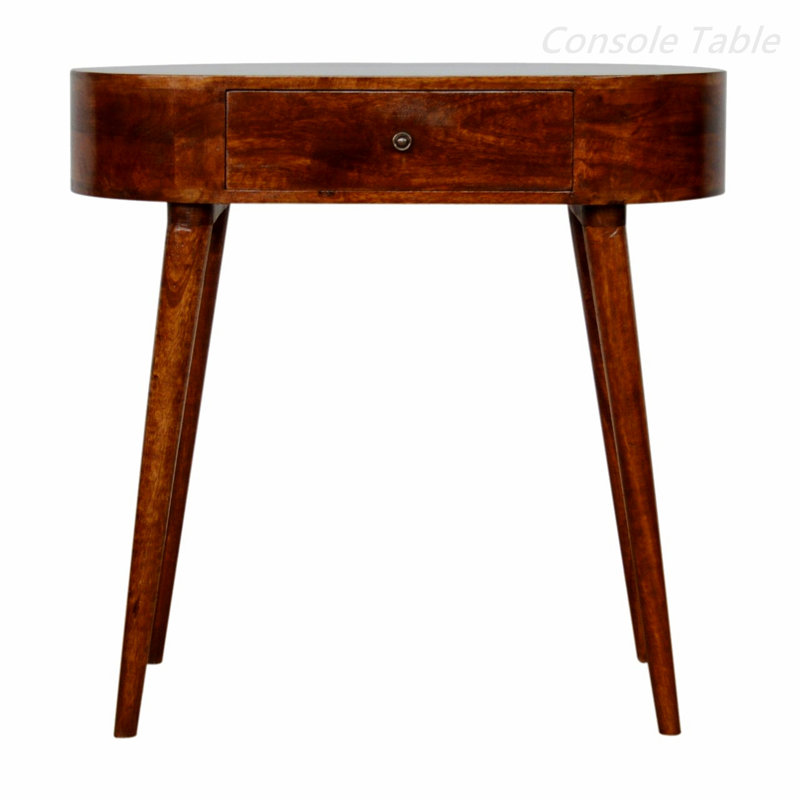 Console en bois massif 31,52 po Canessa
