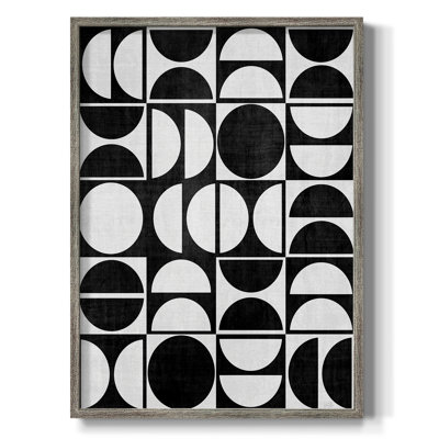 Modern Semis Framed Print - Solid Wood