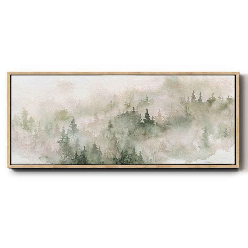 Misty Mountain Sides- Framed Canvas