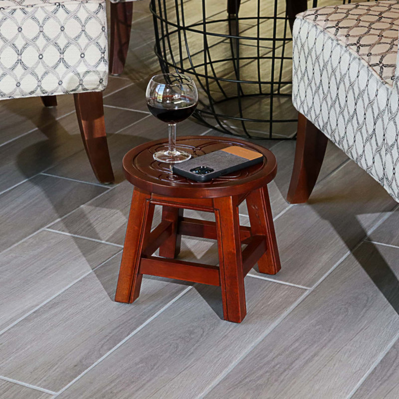 Tabouret de comptoir Arminda, Cerisier
