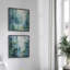 "Forêt enchantée bleue et verte"-34824843-34824835