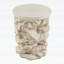 Table d'appoint beige ronde en faux pierre MGO, table d'appoint pré-assemblée non-KD, capacité de poids de 80 lb, table de tabouret en pierre rustique pour l'intérieur et l'extérieur