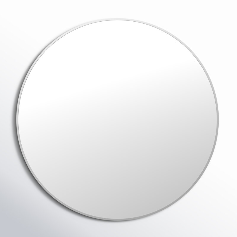 Miroir Destefano Essence, 32 po x 32 po, Argent
