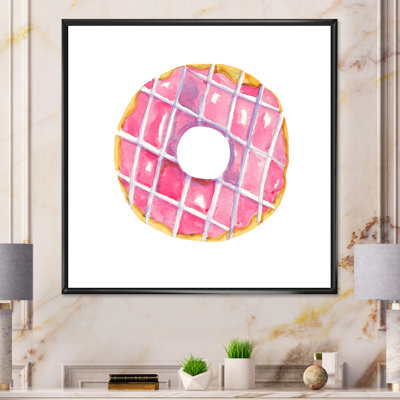 " Vintage Donut " Watercolor Painting