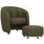 Chaise d'appoint avec repose-pieds emboîtable-647086588