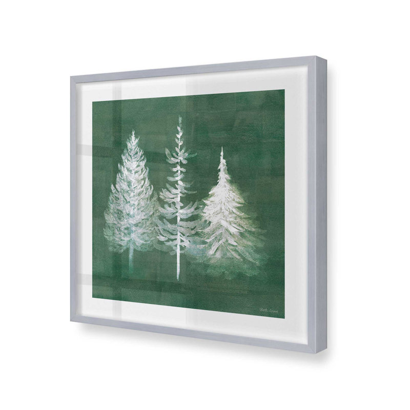 Impression de charme rustique 12 "x 12", Cadre simple en chrome poli, bois massif, H 13,75 po x l 13,75 po