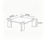 Table basse de salon en pierre naturelle