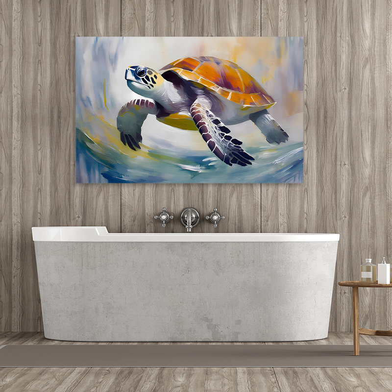 Soupe de tortue, H 20 po x l 30 po