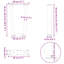 Dining Table Legs V-Shape 2 Pcs Steel-2015838644-2015838531
