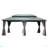 Hardtop Gazebo, Aluminum Metal Gazebo With Galvanized Steel Double Roof Canopy, Curtain And Netting, Permanent Gazebo Pavilion For Patio, Backyard, Deck-111084700