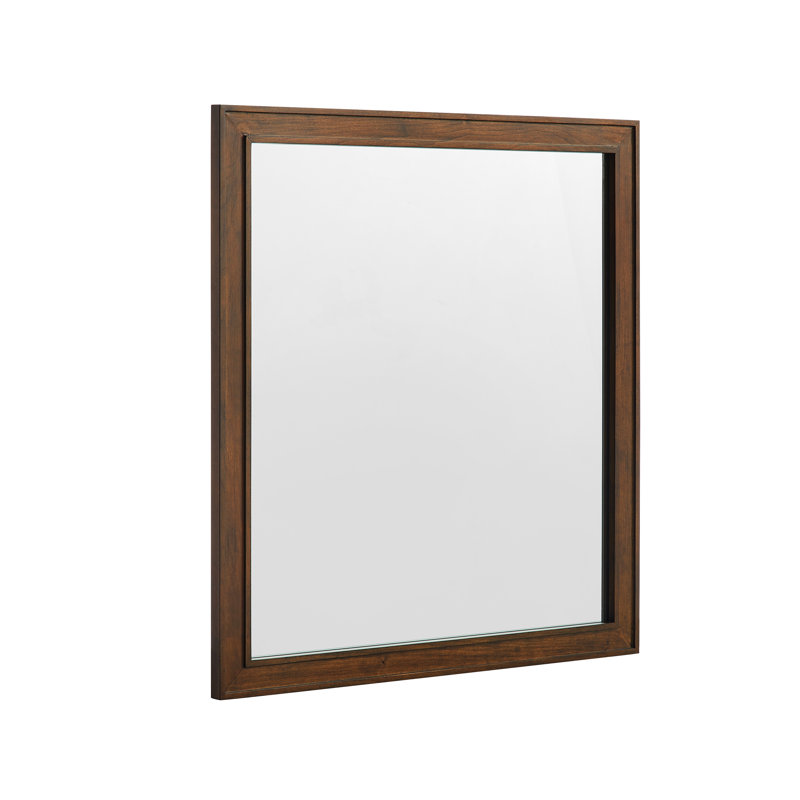 Frank Lloyd Wright USONIA® Progression 28 Wood Mirror, 28 x .875 x 30