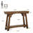 41.3 Inch 2-Tier Console Table With Storage Shelf
