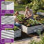 Lit de jardin surélevé en métal pour l'extérieur-1593432086
