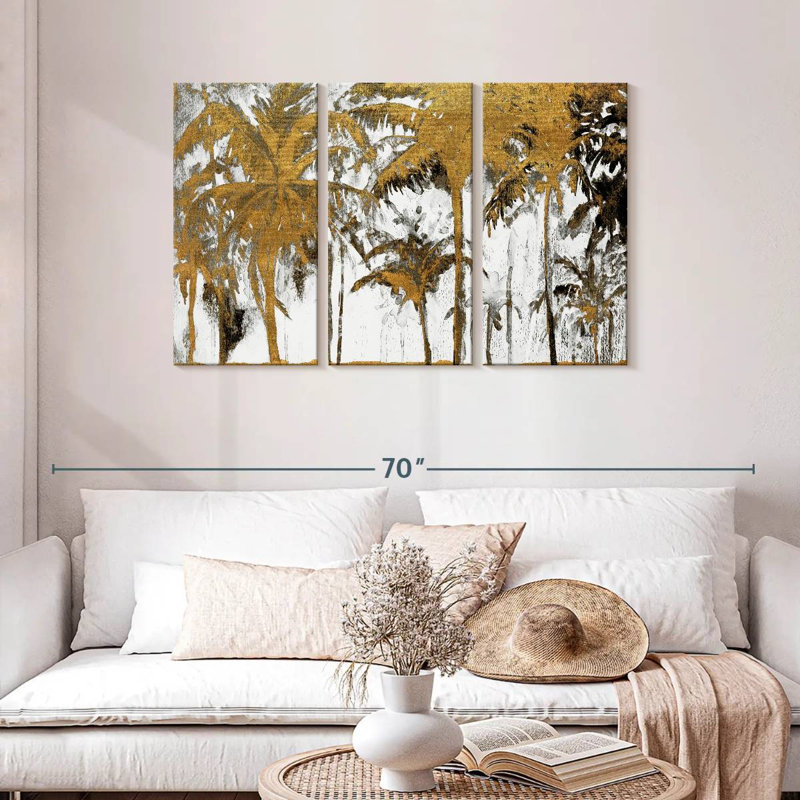 Alvord Luxe Palms I, 28" H x 45" W