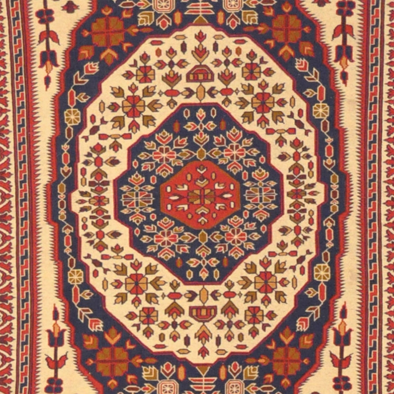 Kilim de laine Soumak tissé à la main