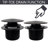 12" & 4" Sch. 40 ABS Tip-Toe Bathtub Leg Drain with No-Hole Overflow-37012002