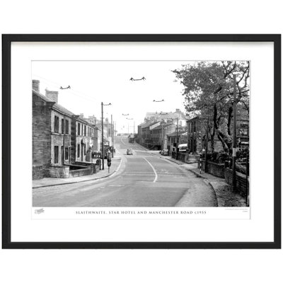 Slaithwaite, Star Hotel And Manchester Road C1955 by Francis Frith - Single Picture Frame Print