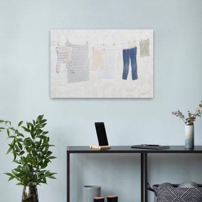 Bleu et art de la lessive