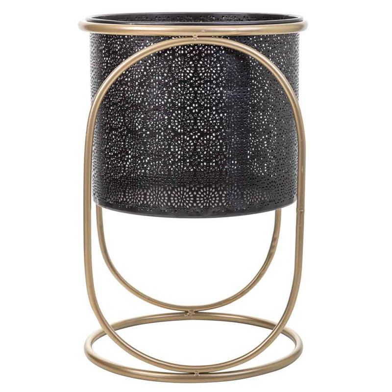 Abdiasis Plant Stand - Set of 2, Black