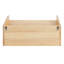 Tablette d'appoint en bois massif avec tiroir Casiano-1299358642