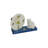 Desk Table Clock with Cat in Alabaster Stone