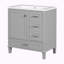 Ensemble de meuble-lavabo simple 30 po avec plateau en céramique Shahvin-802878410