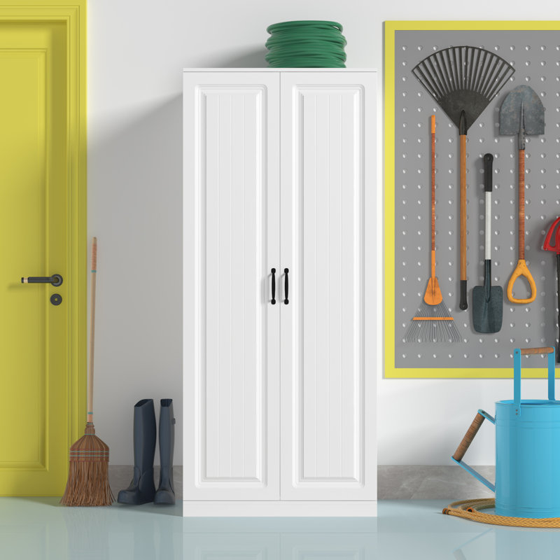 Garage Cabinet With Rotating Storage Racks