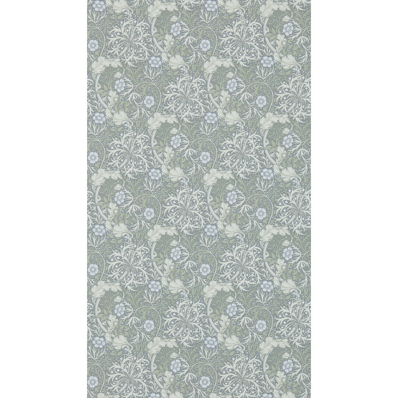 Seaweed Wallpaper, Silver/Ecru