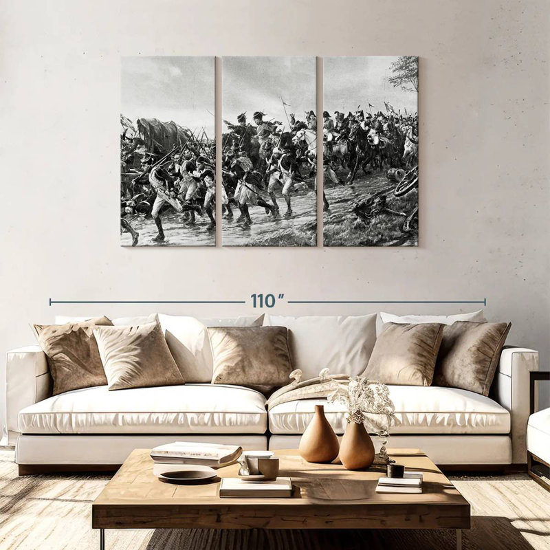 Keiri Napoleon Battle, 48" H x 74" W