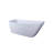 Brock 67'' x 31'' Soaking Acrylic Bathtub-118658427