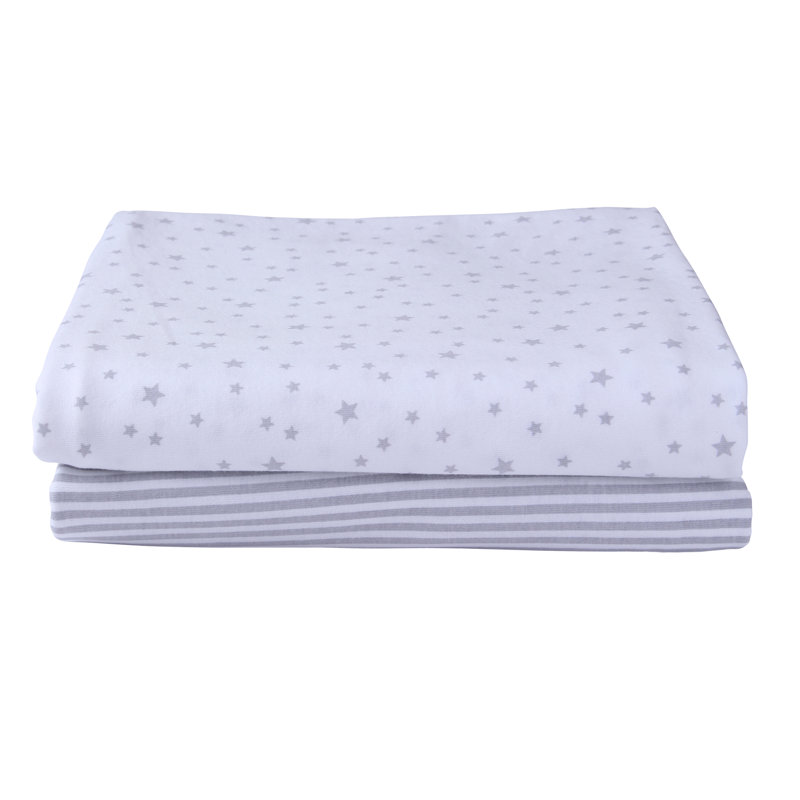 No Subject Toddler Sheet, Grey