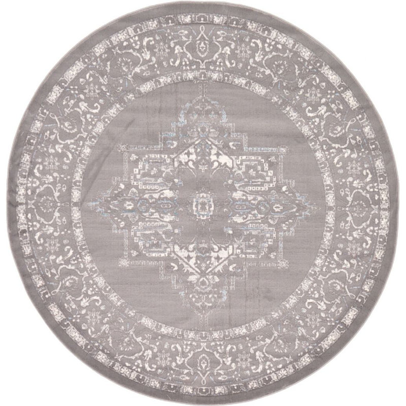 Pharaoh Abstract Indoor Rug, Round 4'