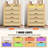 5 Drawer Rattan Dresser, Boho Dresser, Rattan Chest of Drawers with Spacious Storage, Natural Rattan Dresser