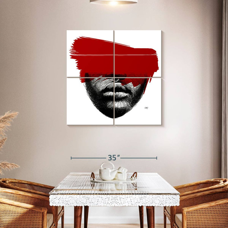 Leisha noir blanc rouge