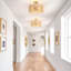 Plafonnier semi-encastré 2 lumières 15,4 po Eshe