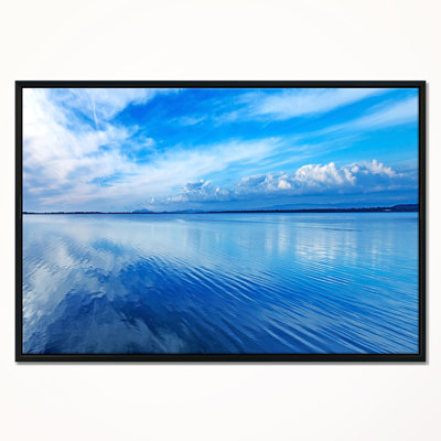 " Sunset Blue Panoramic Landscape "