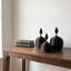 Ebony Wood Collection Wood Jar-1713789548