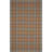 Marotta Hand Loomed Wool Viscose Plaid Rug in Gray/Orange-19782921