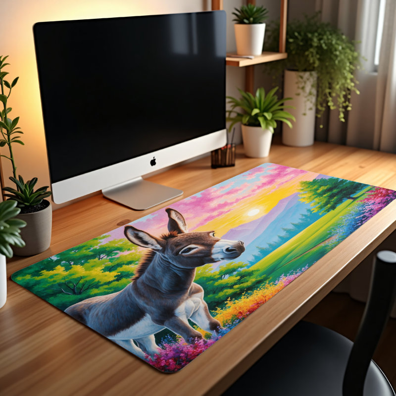 Polyester Desk Pad, 14.4x12.1